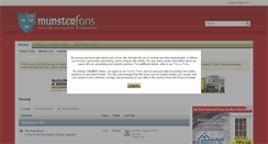 Desktop Screenshot of munsterfans.com